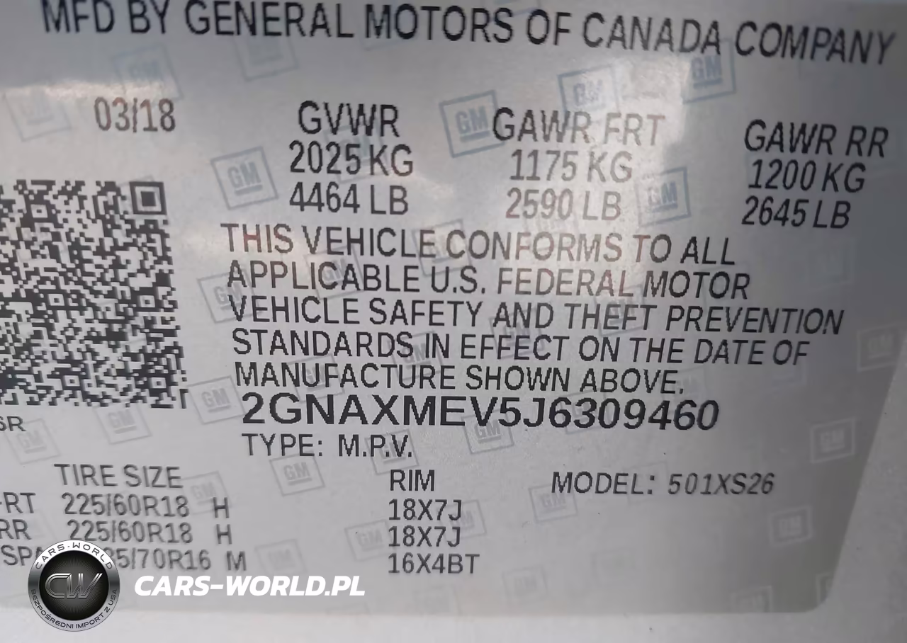 2018 Chevrolet Equinox Premier VIN:2GNAXMEV5J6309460 - 9