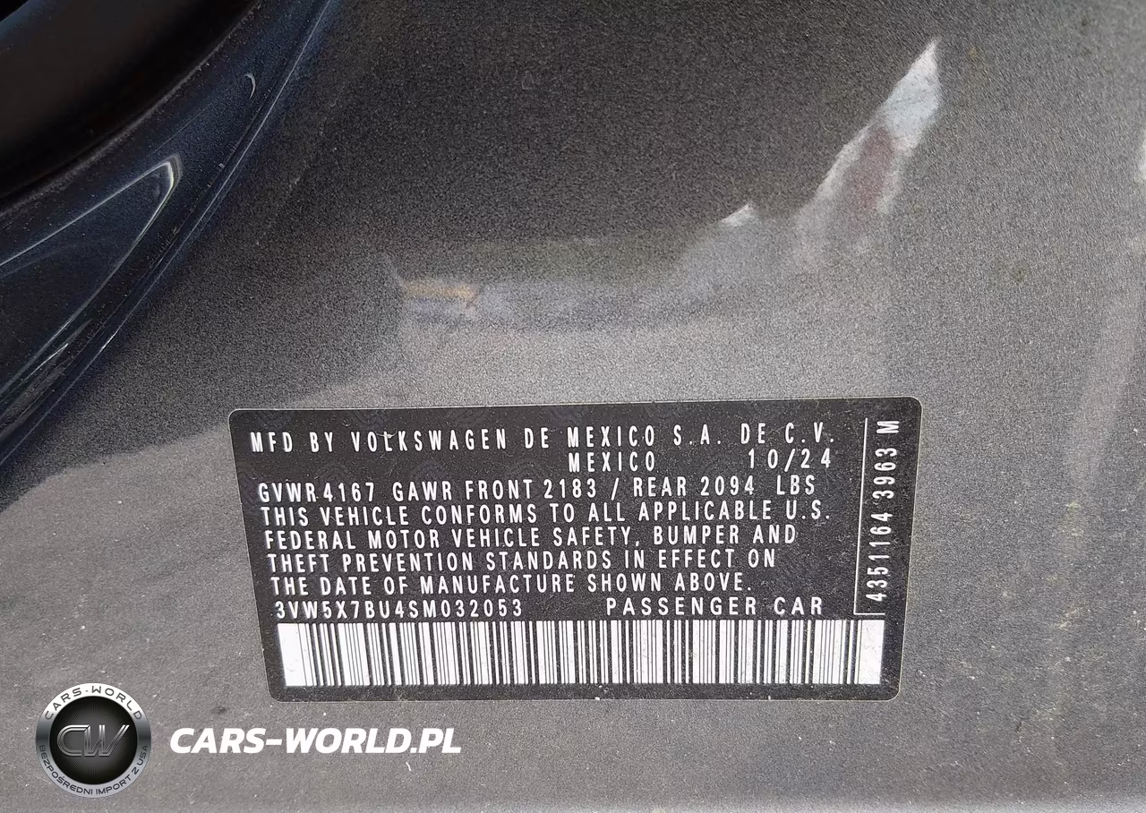 2025 Volkswagen Jetta 1.5T S VIN:3VW5X7BU4SM032053 - 9