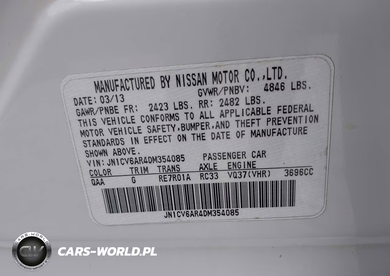 2013 Infiniti G37X VIN:JN1CV6AR4DM354085 - 9