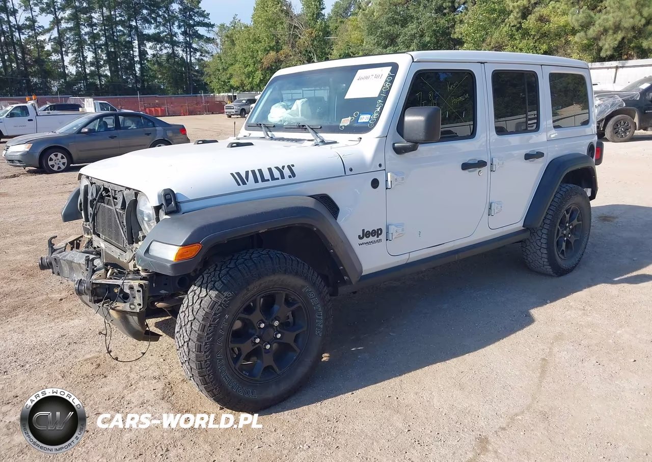 2021 Jeep Wrangler Unlimited Willys 4X4 VIN:1C4HJXDG4MW696350 - 2