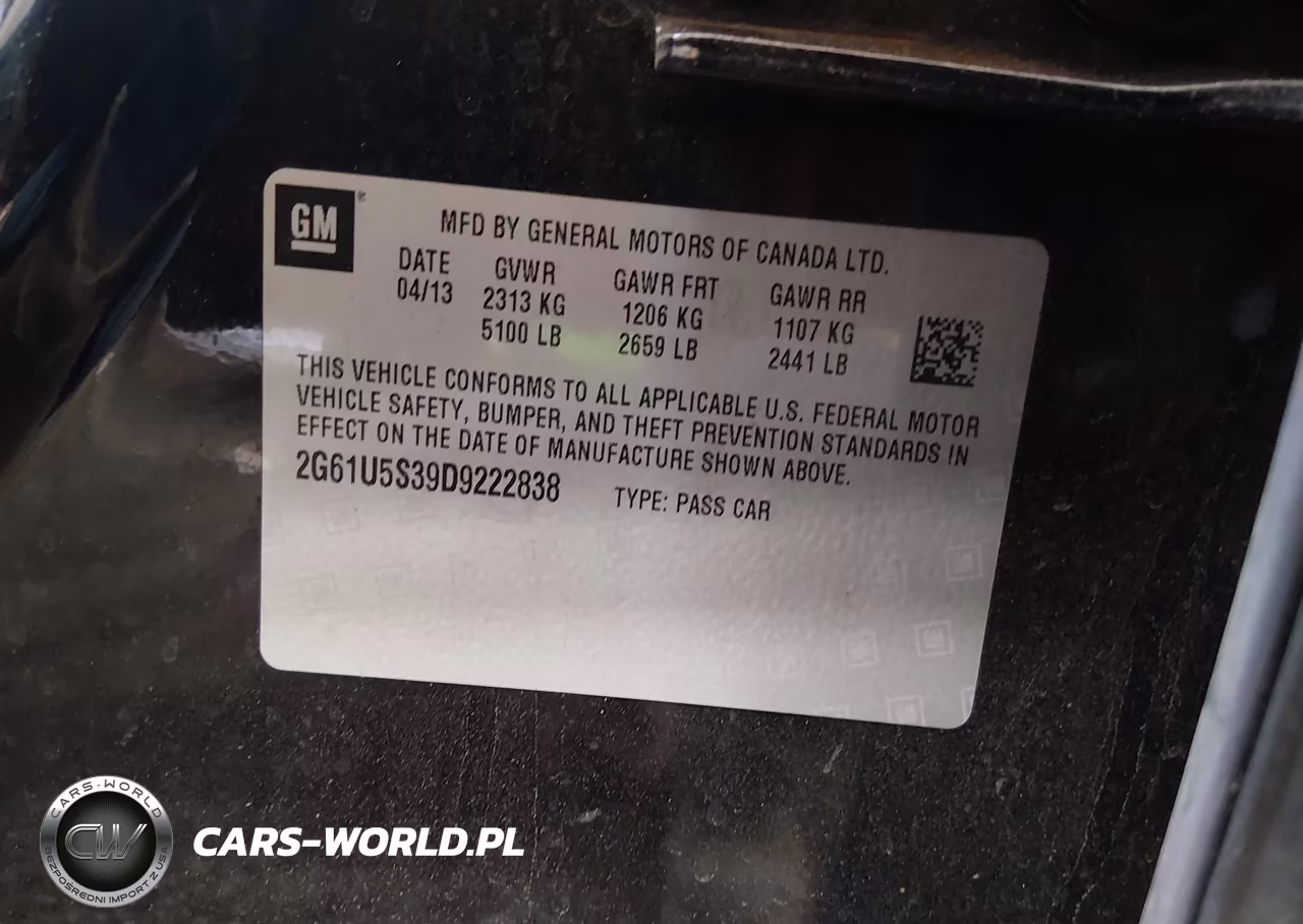 2013 Cadillac Xts Platinum VIN:2G61U5S39D9222838 - 9