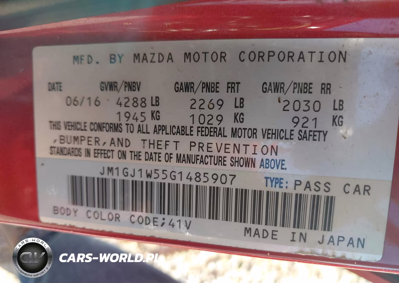 2016 Mazda Mazda6 I Grand Touring VIN:JM1GJ1W55G1485907 - 9