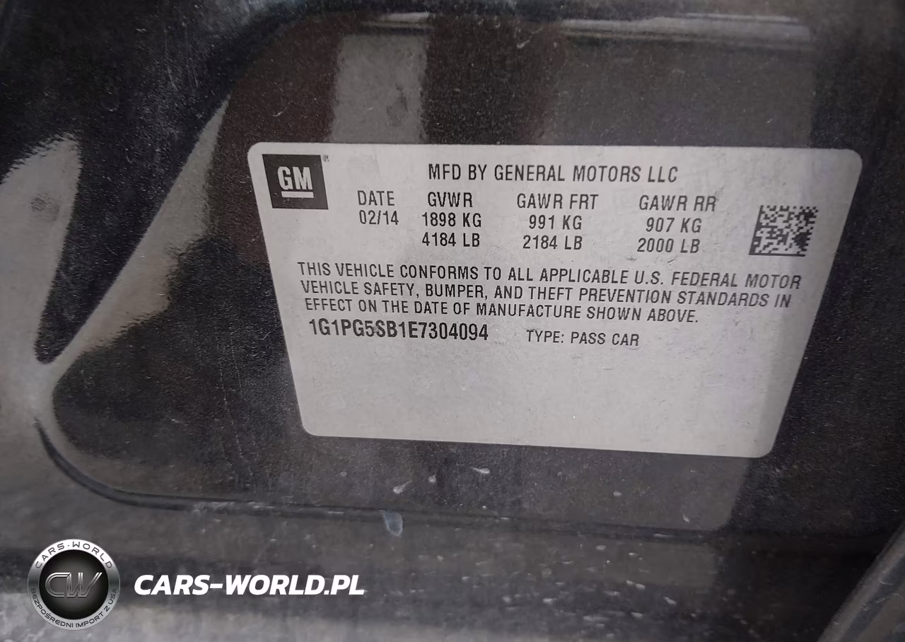 2014 Chevrolet Cruze Ltz VIN:1G1PG5SB1E7304094 - 9