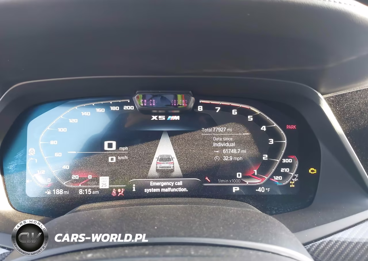 2022 BMW X5 M VIN:5YMJU0C02N9L24906 - 7