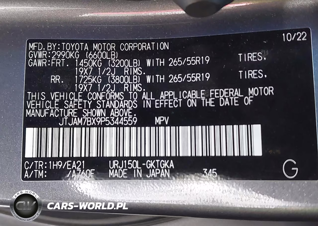 2023 Lexus Gx 460 Premium VIN:JTJAM7BX9P5344559 - 9