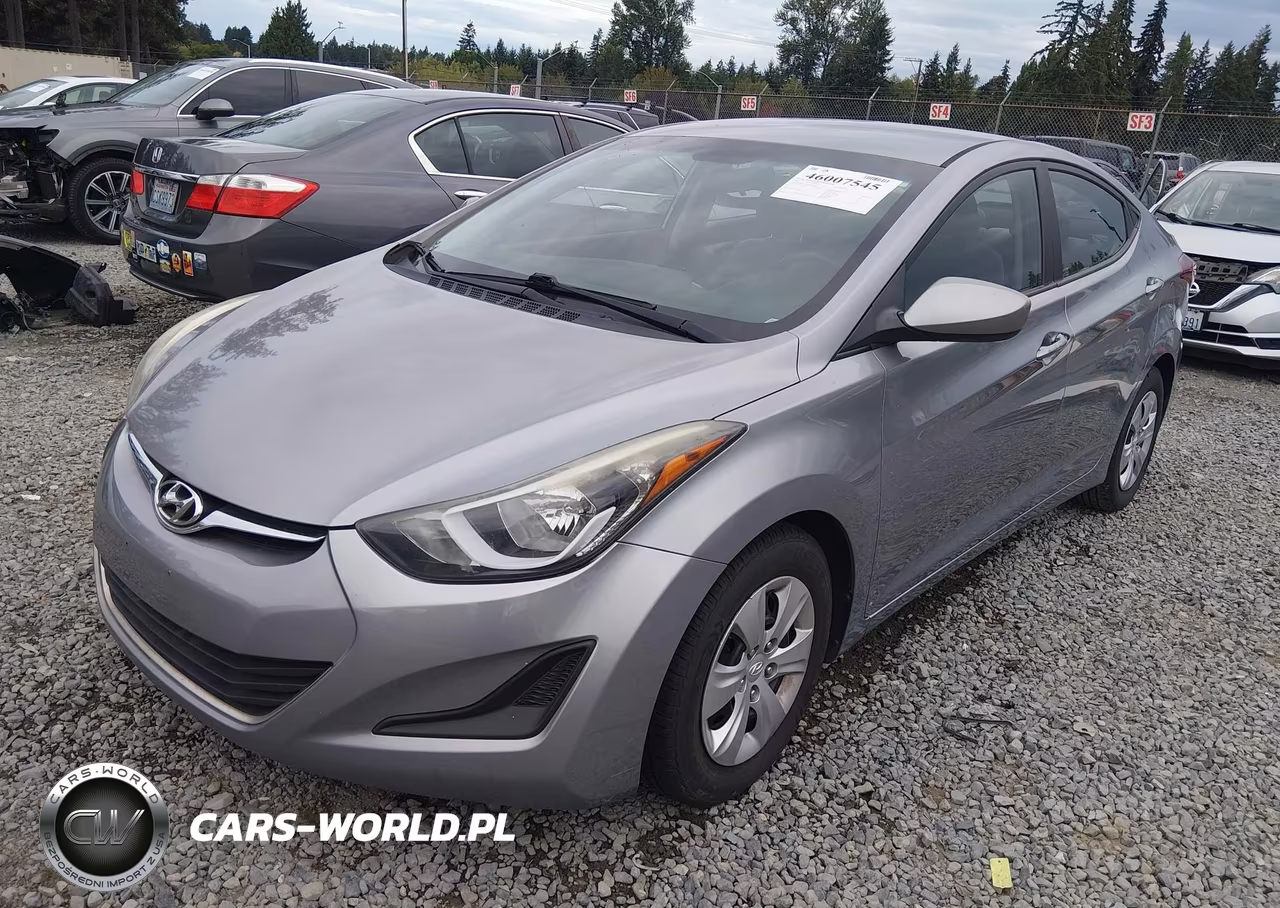 2016 Hyundai Elantra Se VIN:5NPDH4AEXGH700360 - 2