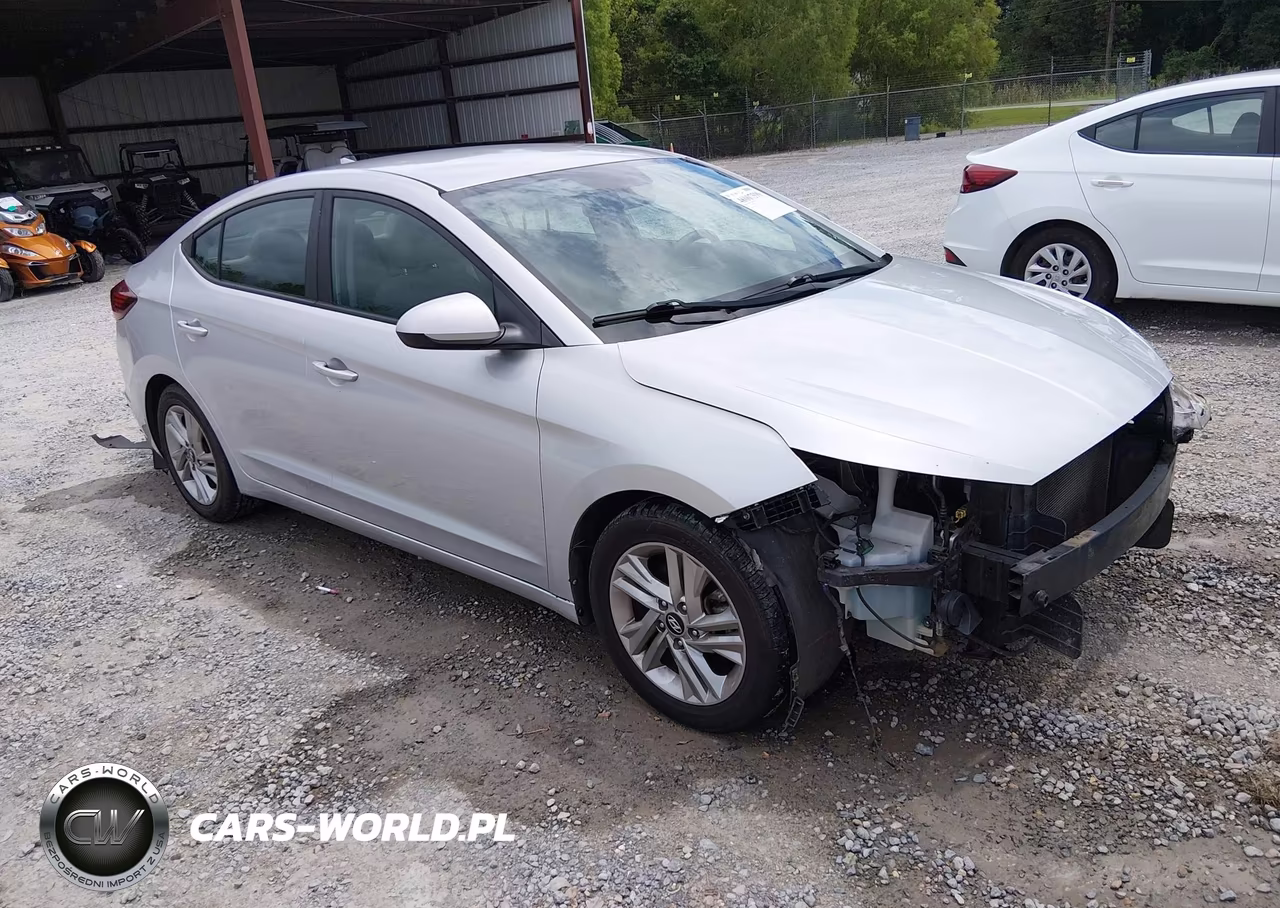 2019 Hyundai Elantra Sel VIN:KMHD84LF6KU730360 - 1