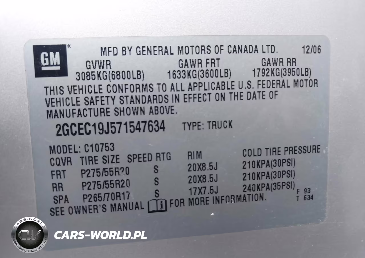 2007 Chevrolet Silverado 1500 Lt1 VIN:2GCEC19J571547634 - 9