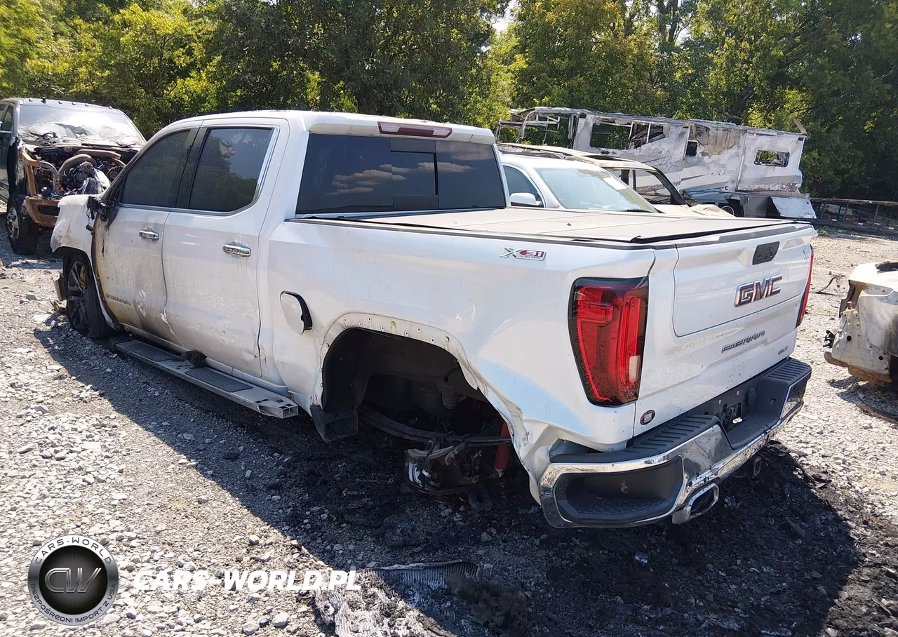 2021 GMC Sierra 1500 4Wd Short Box Slt VIN:1GTU9DED9MZ361240 - 3