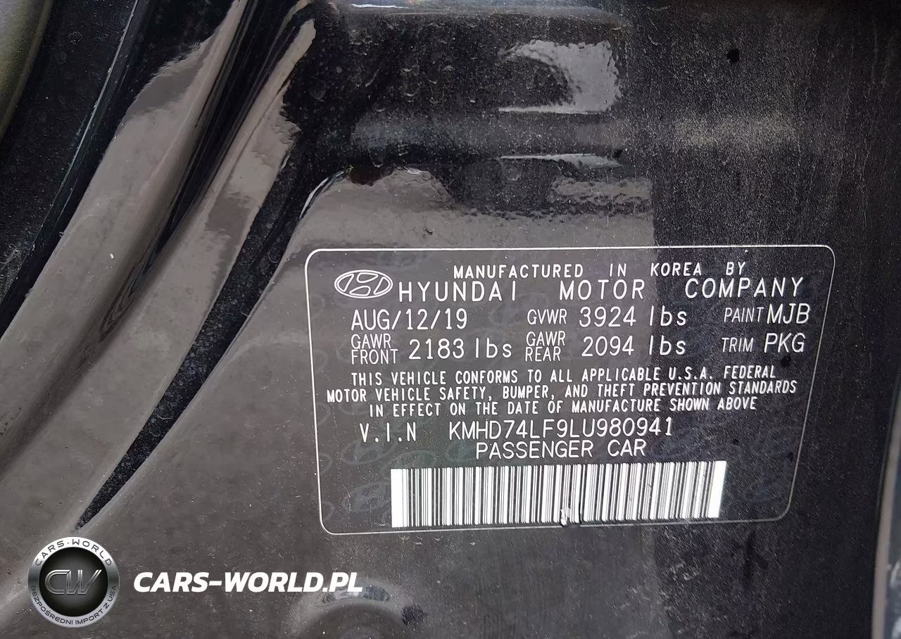 2020 Hyundai Elantra Se VIN:KMHD74LF9LU980941 - 9