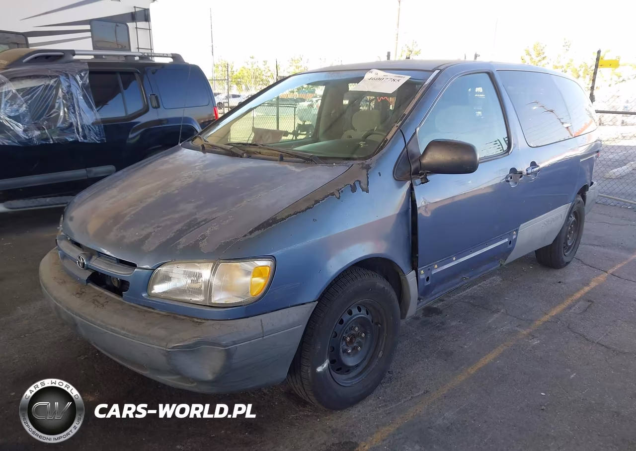 2000 Toyota Sienna Ce VIN:4T3ZF19C4YU193947 - 2