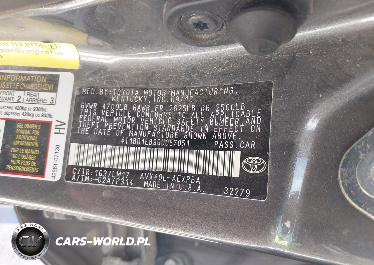 2016 Toyota Avalon Hybrid Limited VIN:4T1BD1EB9GU057051 - 9