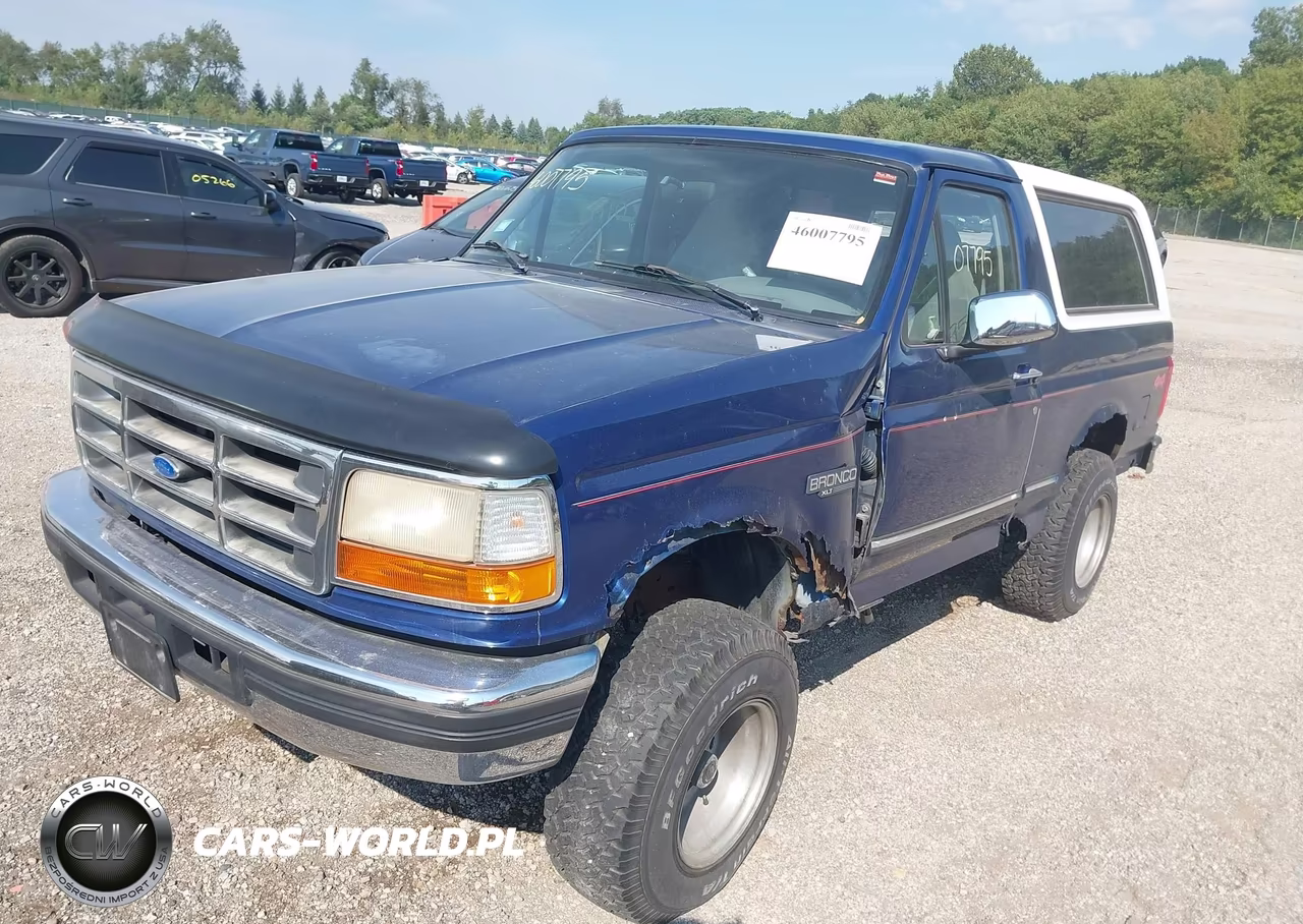 1996 Ford Bronco U100 VIN:1FMEU15HXTLB67818 - 2
