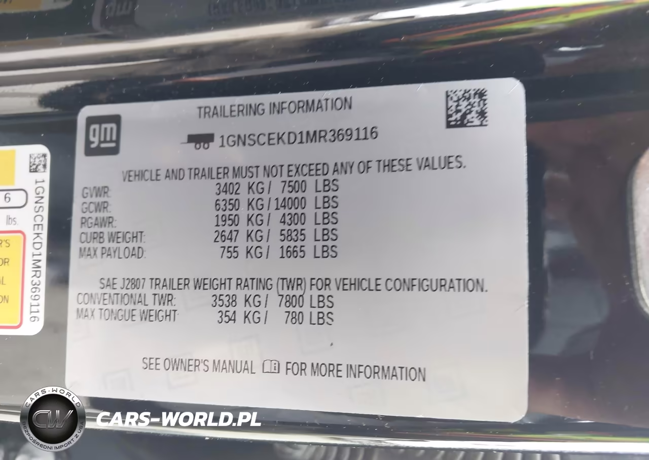 2021 Chevrolet Suburban 2Wd Rst VIN:1GNSCEKD1MR369116 - 9