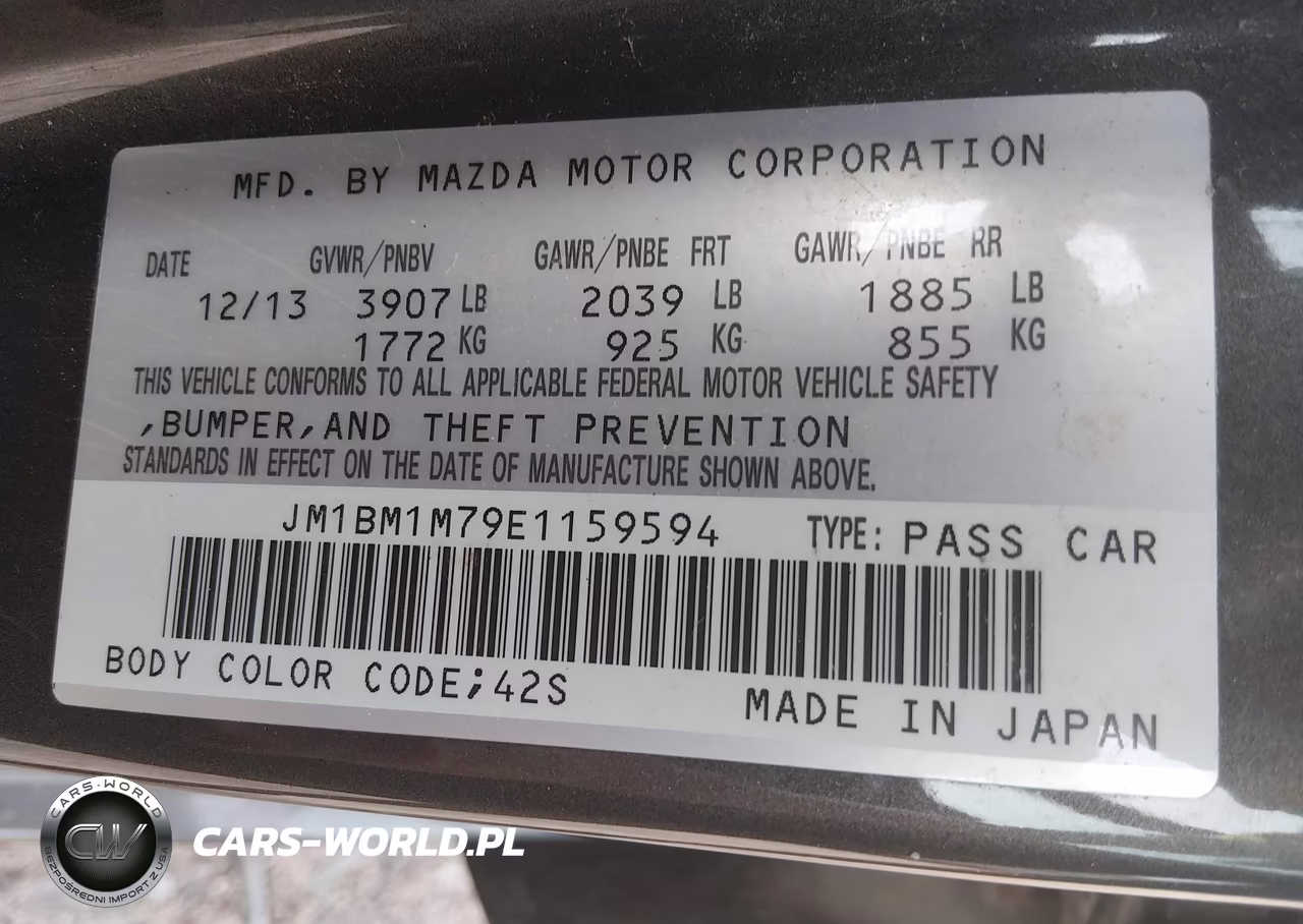 2014 Mazda Mazda3 I Grand Touring VIN:JM1BM1M79E1159594 - 9