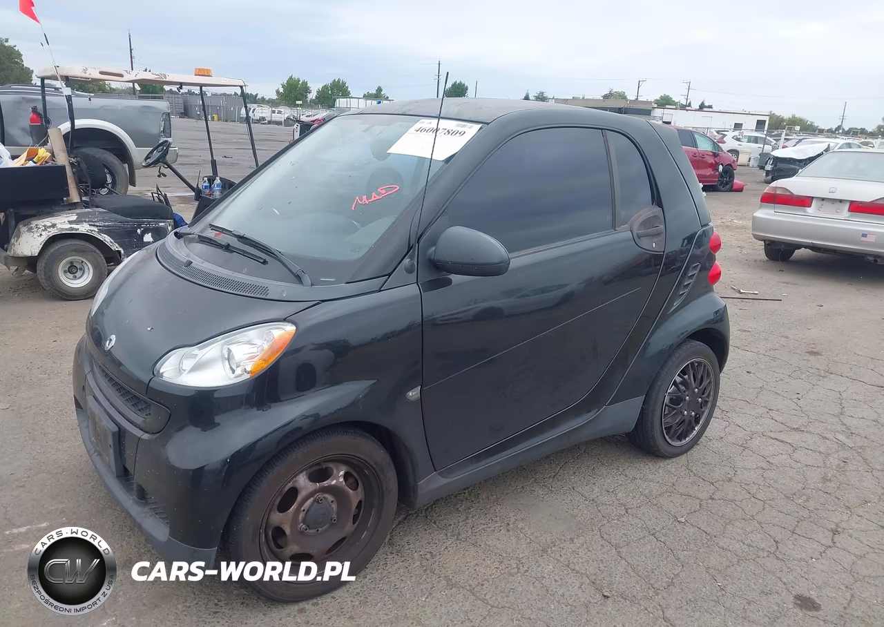 2012 Smart Fortwo Pure VIN:WMEEJ3BAXCK572312 - 2