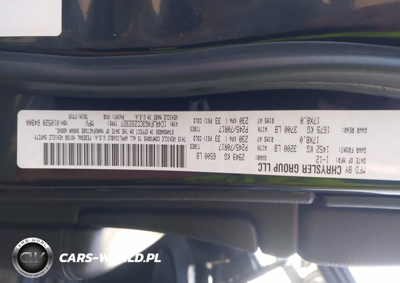 2012 Jeep Grand Cherokee Laredo VIN:1C4RJFAG3CC222327 - 9