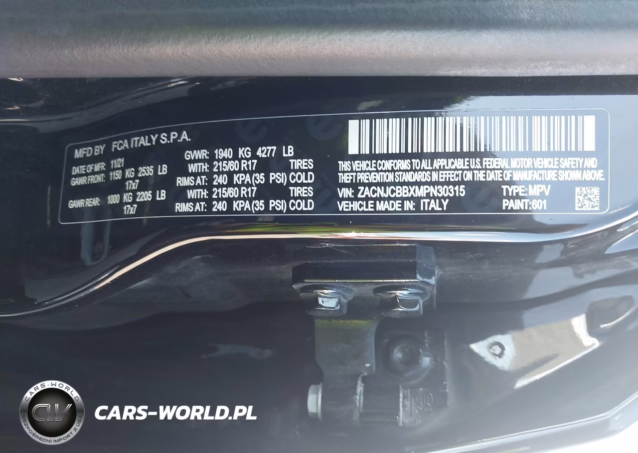 2021 Jeep Renegade Latitude Fwd VIN:ZACNJCBBXMPN30315 - 7