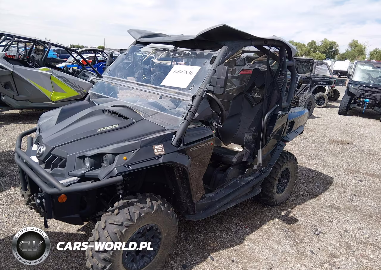 2017 Can-Am Commander 1000 Xt-1000 Xt-P VIN:3JBKKAP26HJ001991 - 2