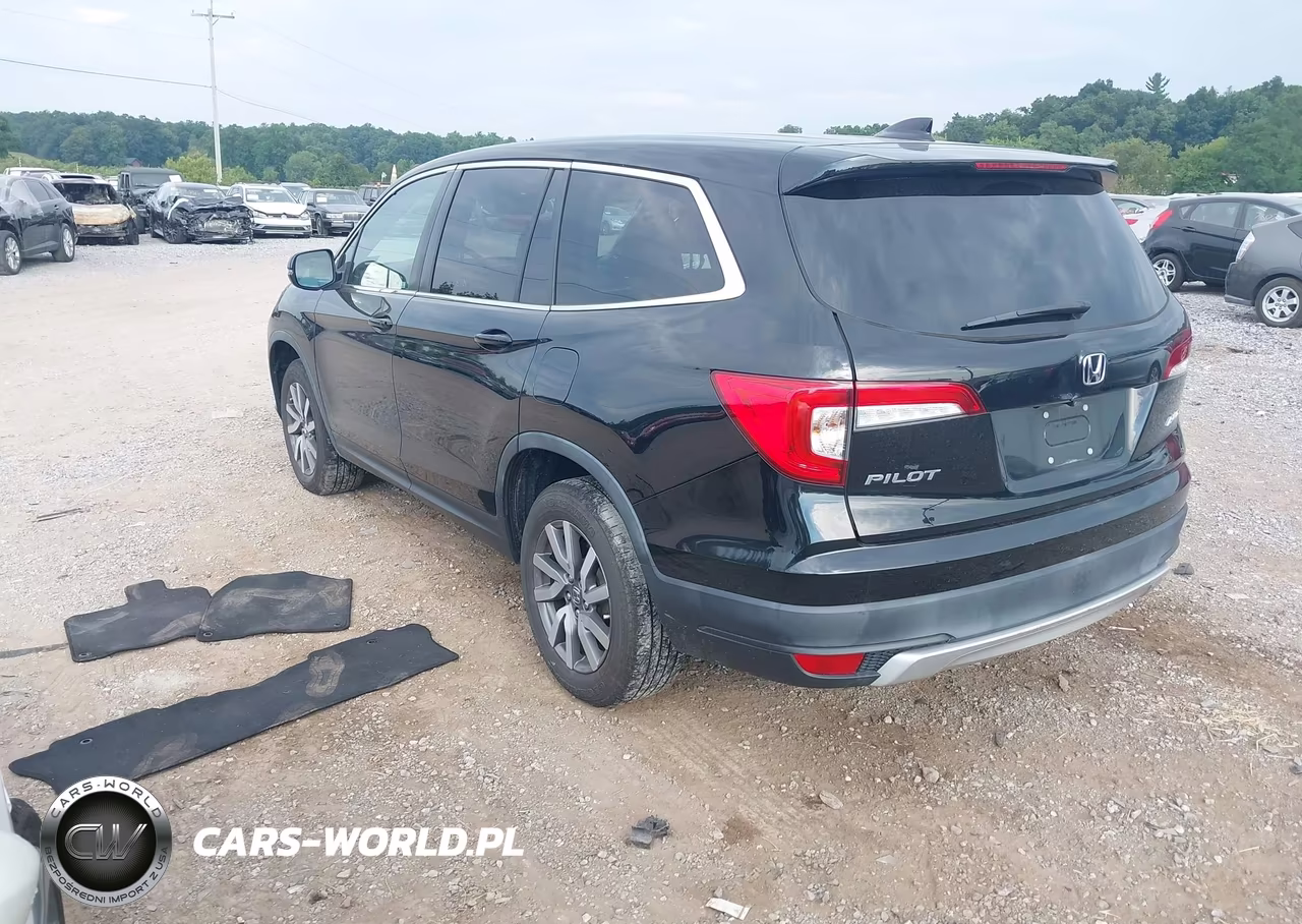 2020 Honda Pilot Awd Ex-L VIN:5FNYF6H59LB043097 - 3