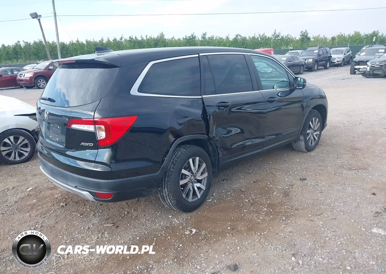 2020 Honda Pilot Awd Ex-L VIN:5FNYF6H59LB043097 - 4