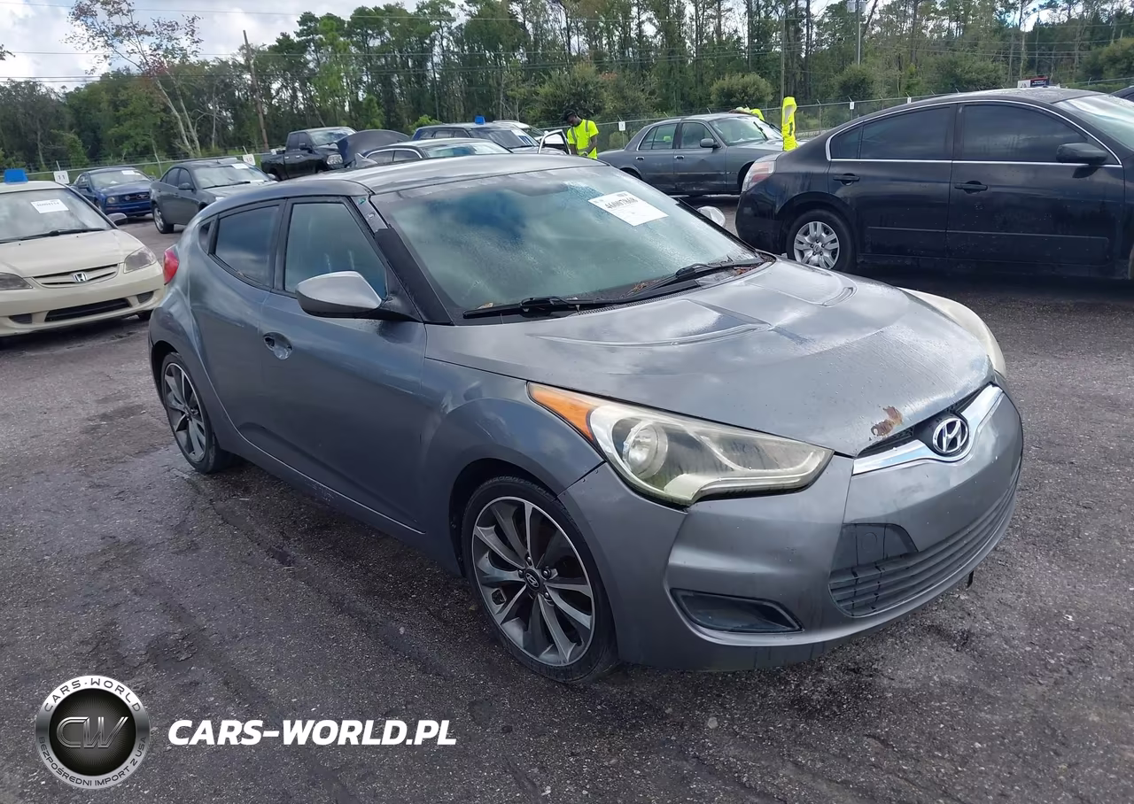 2012 Hyundai Veloster Base W-Black VIN:KMHTC6AD0CU069370 - 1