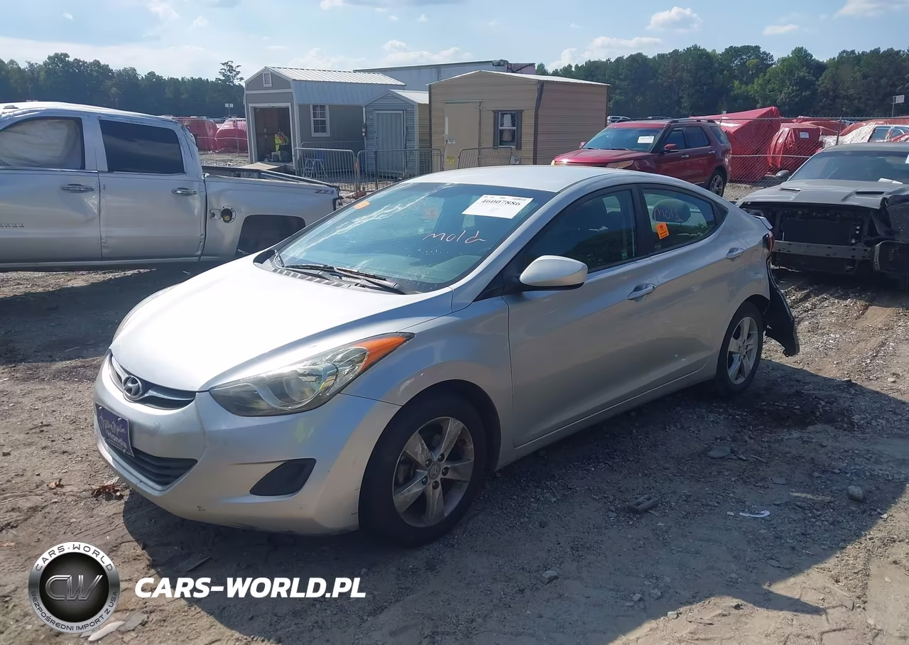 2013 Hyundai Elantra Gls VIN:5NPDH4AEXDH256375 - 2