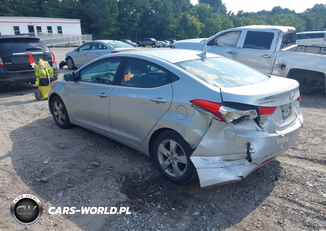 2013 Hyundai Elantra Gls VIN:5NPDH4AEXDH256375 - 3
