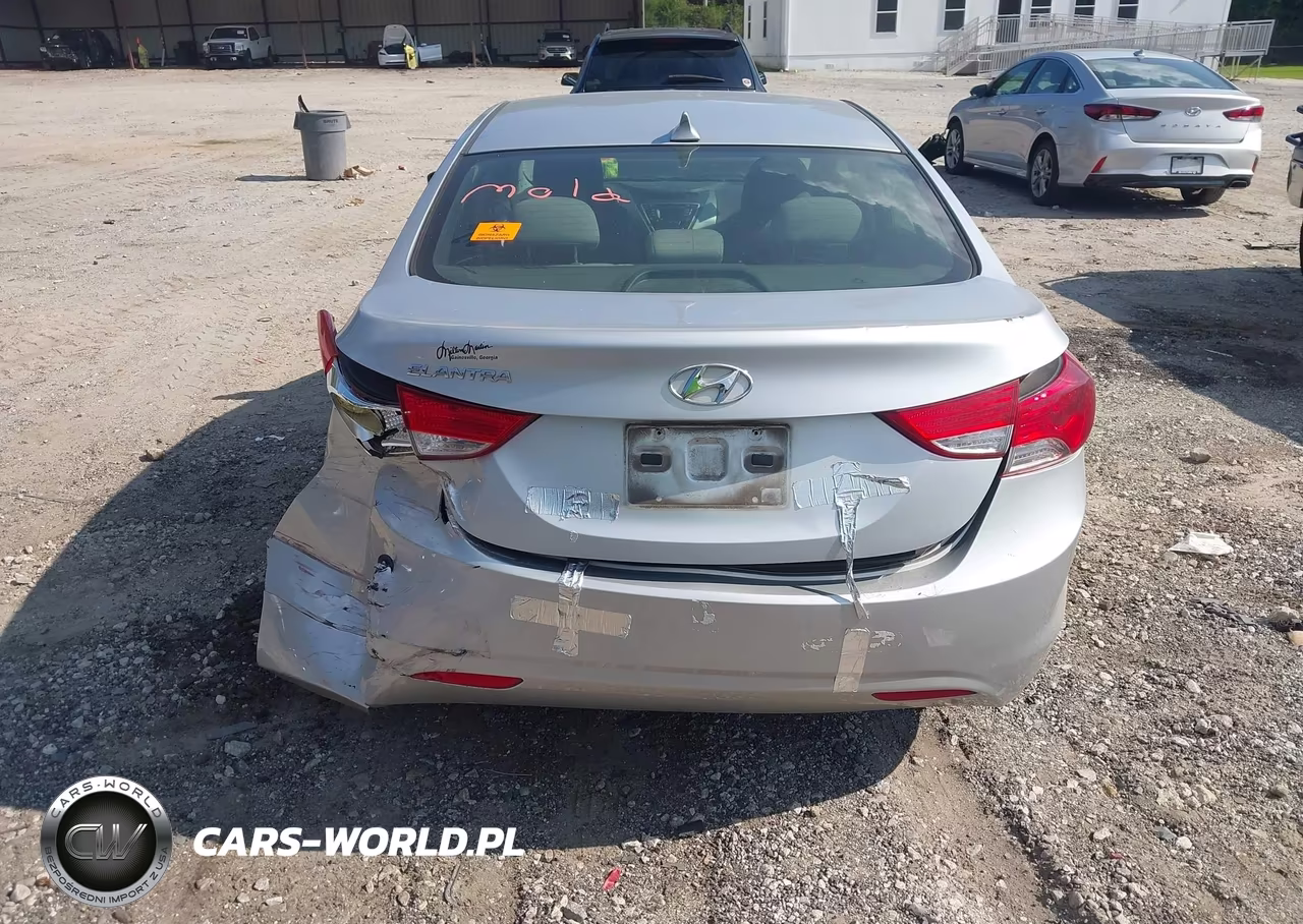 2013 Hyundai Elantra Gls VIN:5NPDH4AEXDH256375 - 6