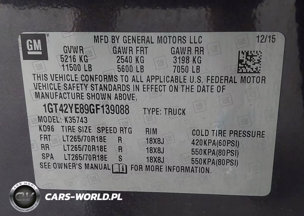 2016 GMC Sierra 3500Hd Denali VIN:1GT42YE89GF139088 - 8