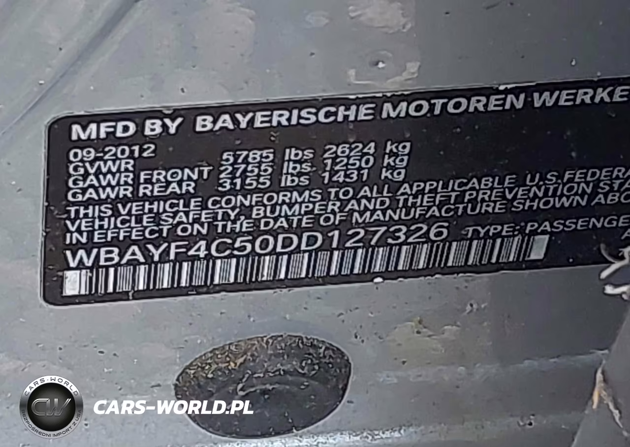 2013 BMW 740 Lxi VIN:WBAYF4C50DD127326 - 9