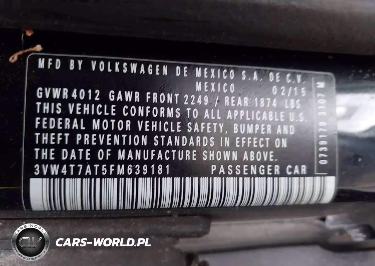 2015 Volkswagen Beetle 2.0T R-Line VIN:3VW4T7AT5FM639181 - 9
