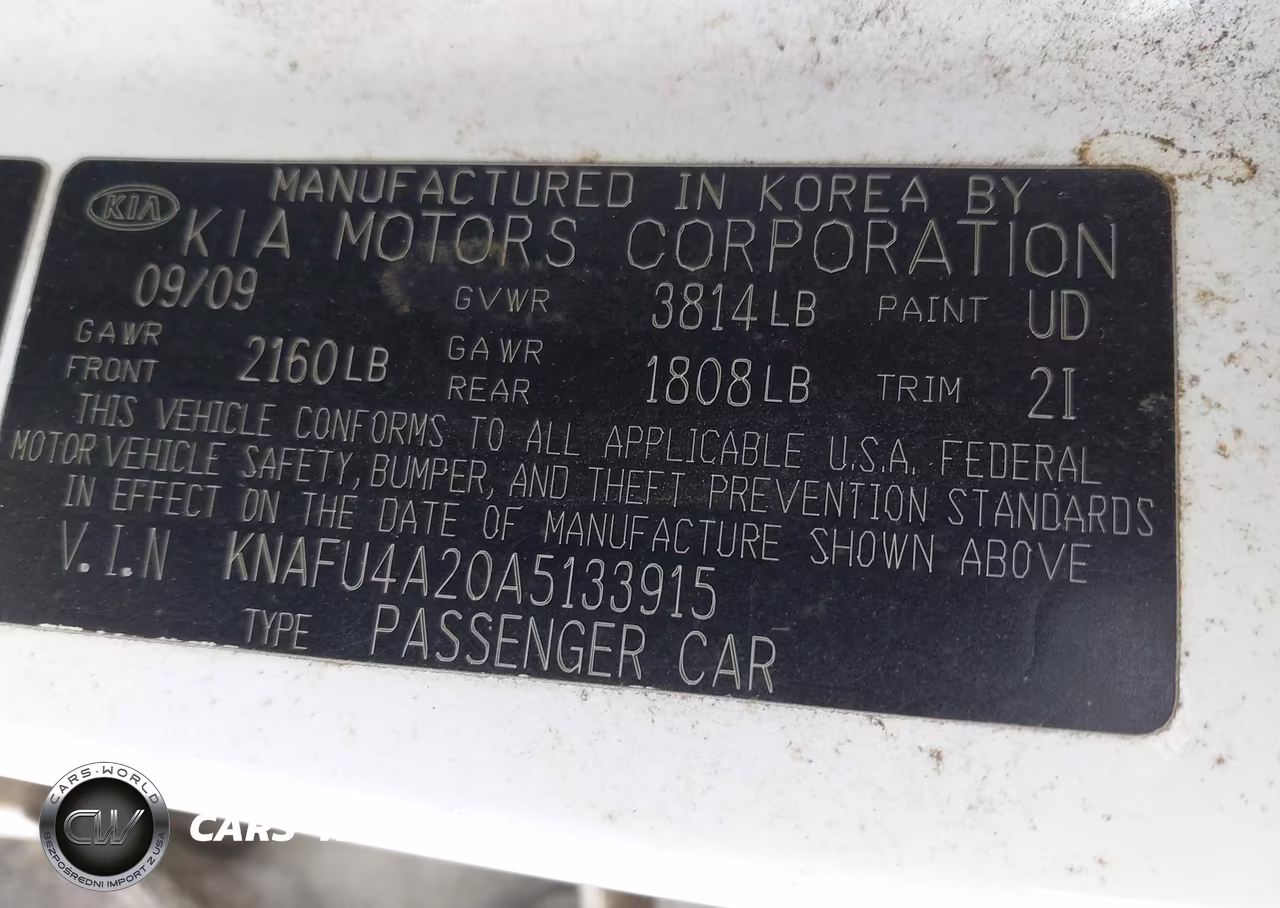 2010 Kia Forte Ex VIN:KNAFU4A20A5133915 - 9