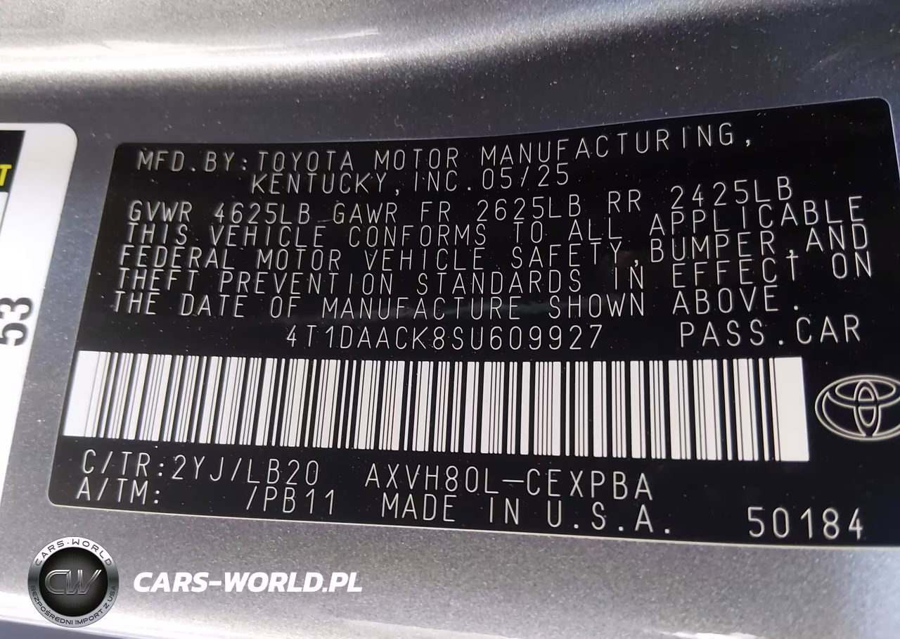 2025 Toyota Camry Xse VIN:4T1DAACK8SU609927 - 9
