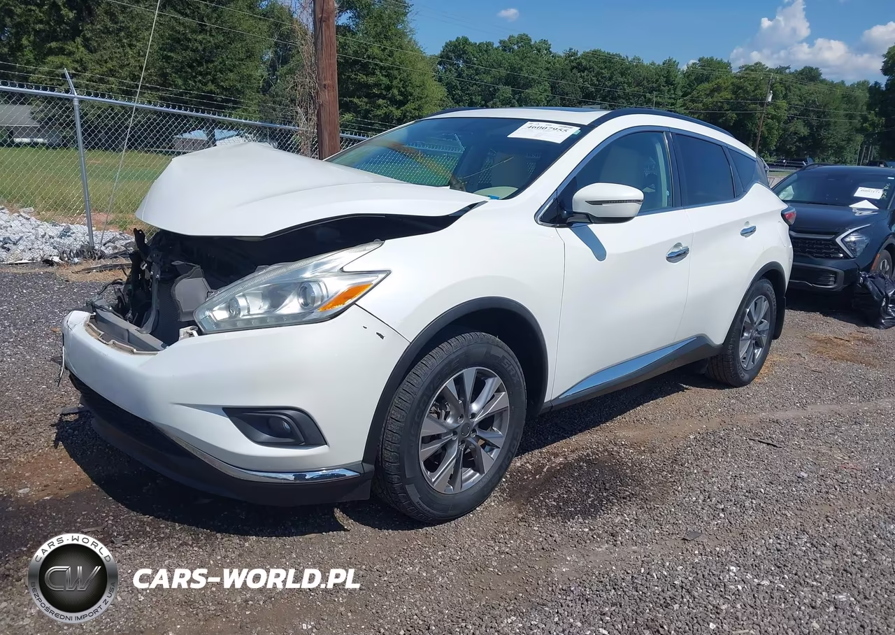 2016 Nissan Murano Sv VIN:5N1AZ2MG3GN152733 - 2