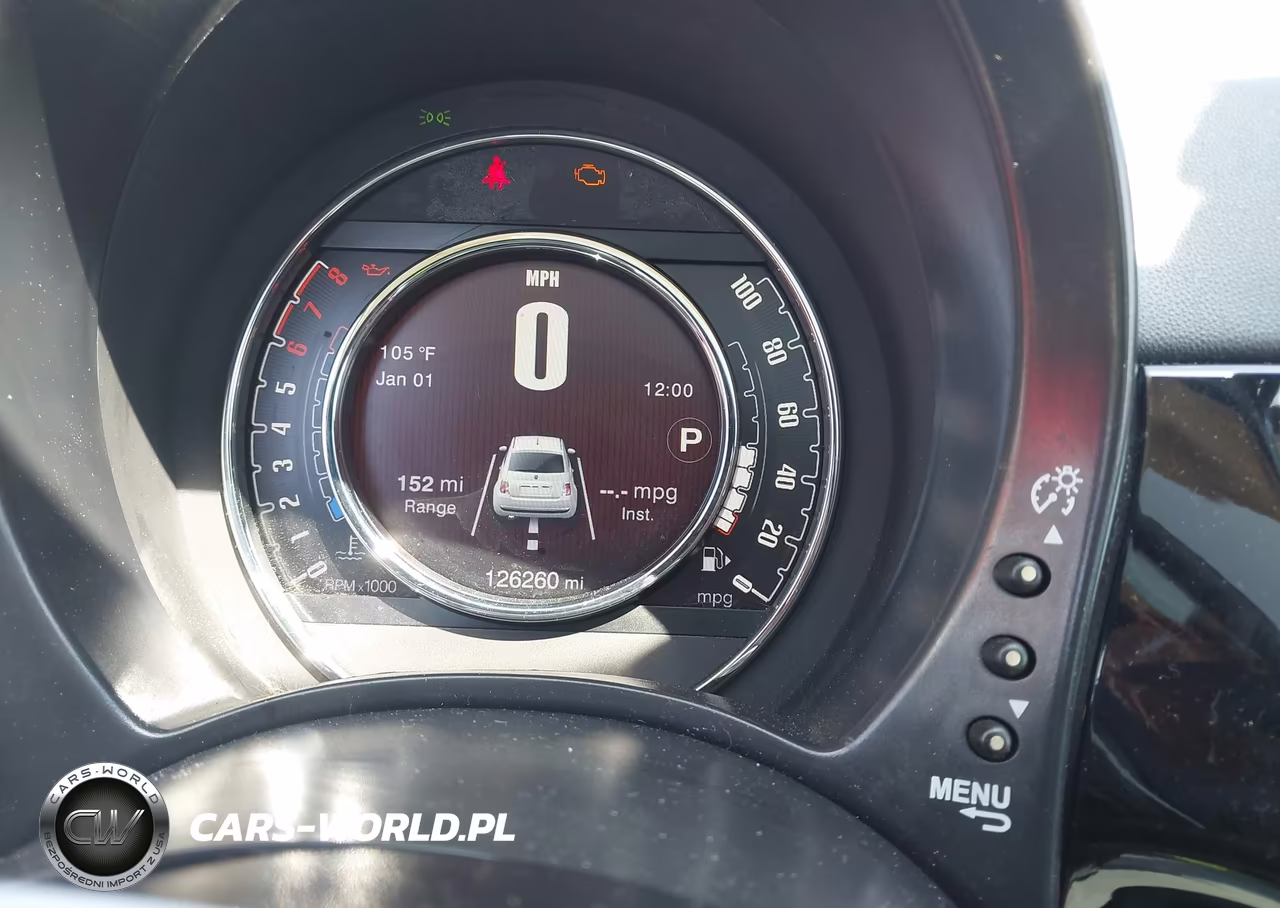 2017 Fiat 500 Lounge VIN:3C3CFFCR9HT584068 - 7