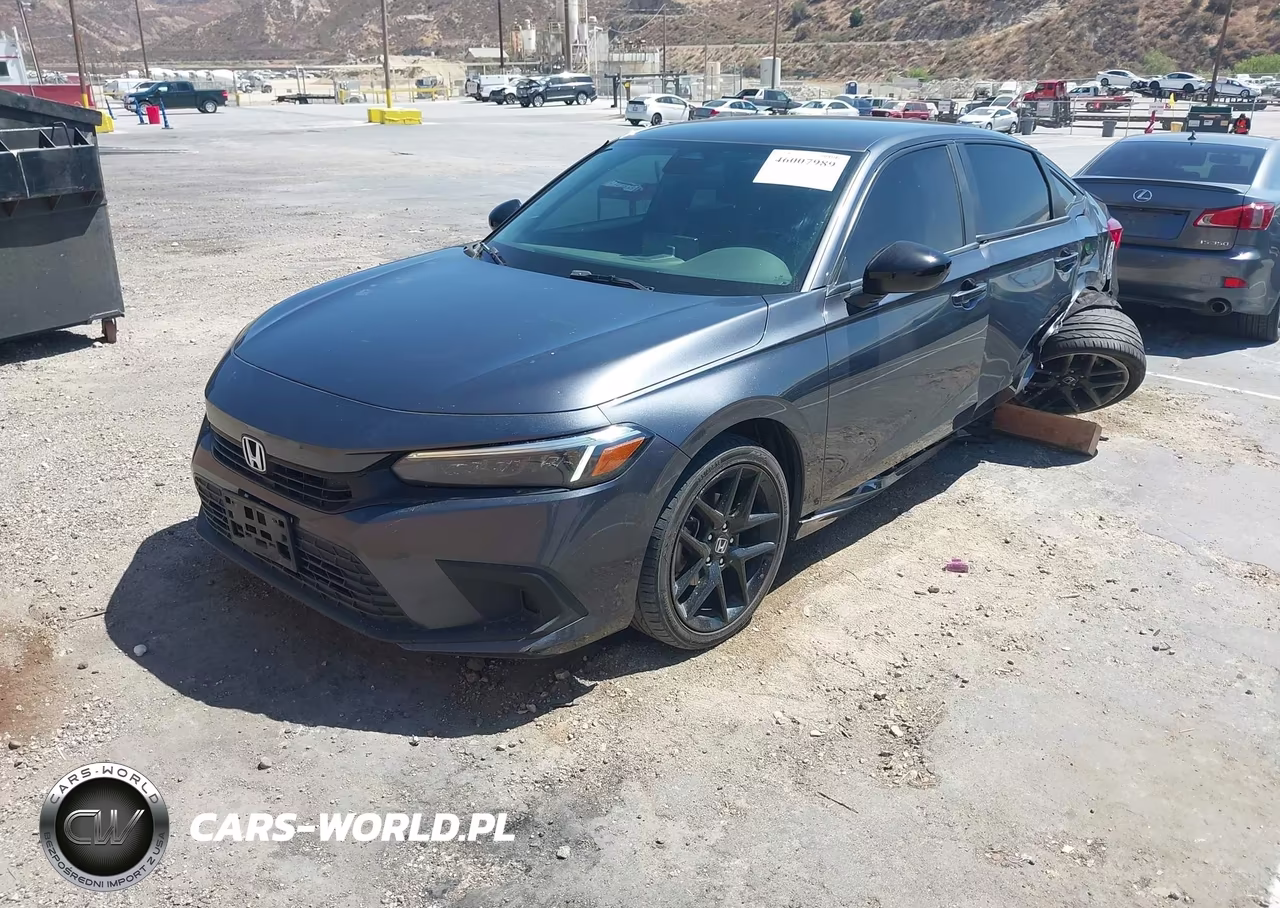 2022 Honda Civic Sport VIN:2HGFE2F55NH524288 - 2