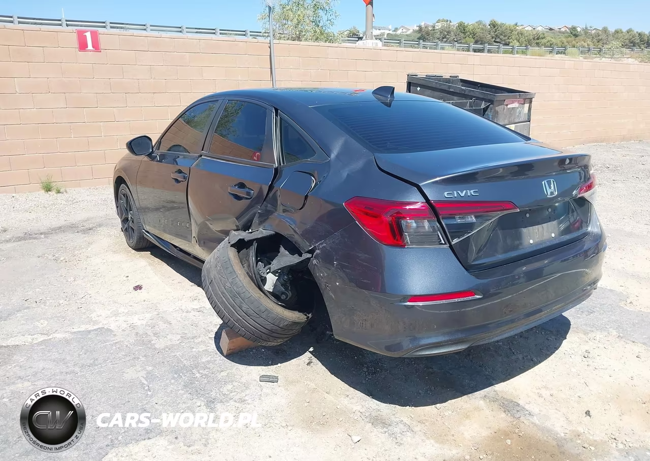 2022 Honda Civic Sport VIN:2HGFE2F55NH524288 - 3