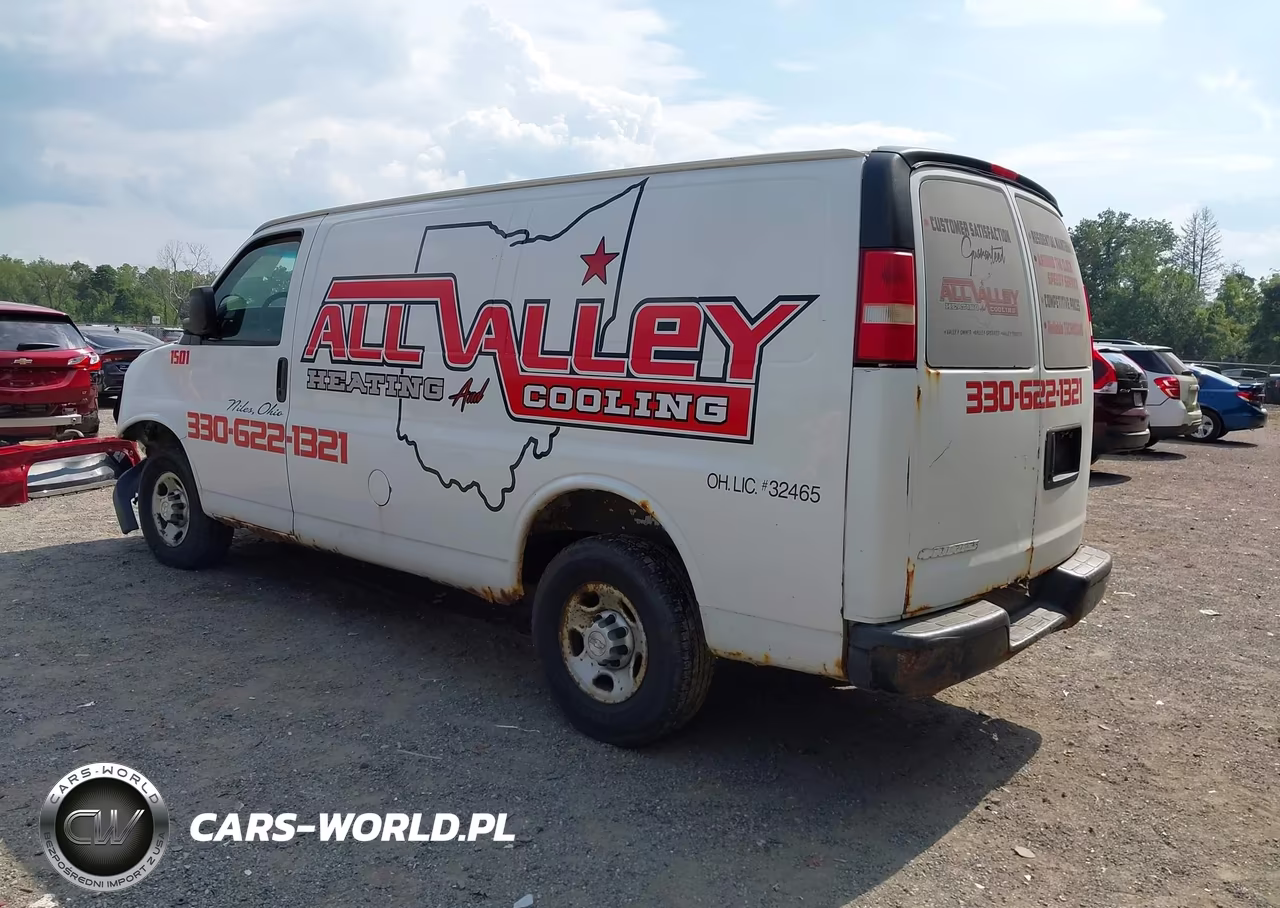 2009 Chevrolet Express 2500 Work Van VIN:1GCGG25C191113004 - 3