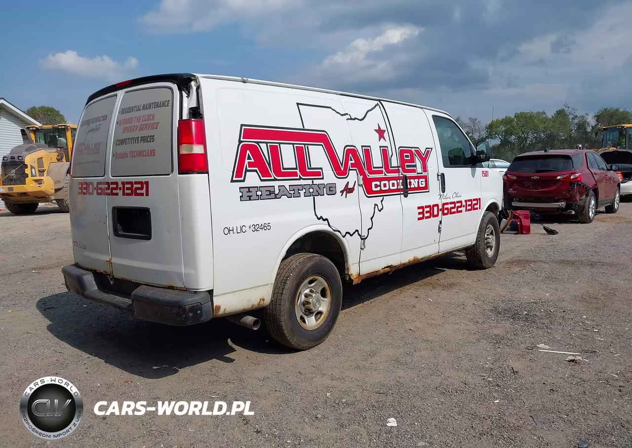 2009 Chevrolet Express 2500 Work Van VIN:1GCGG25C191113004 - 4