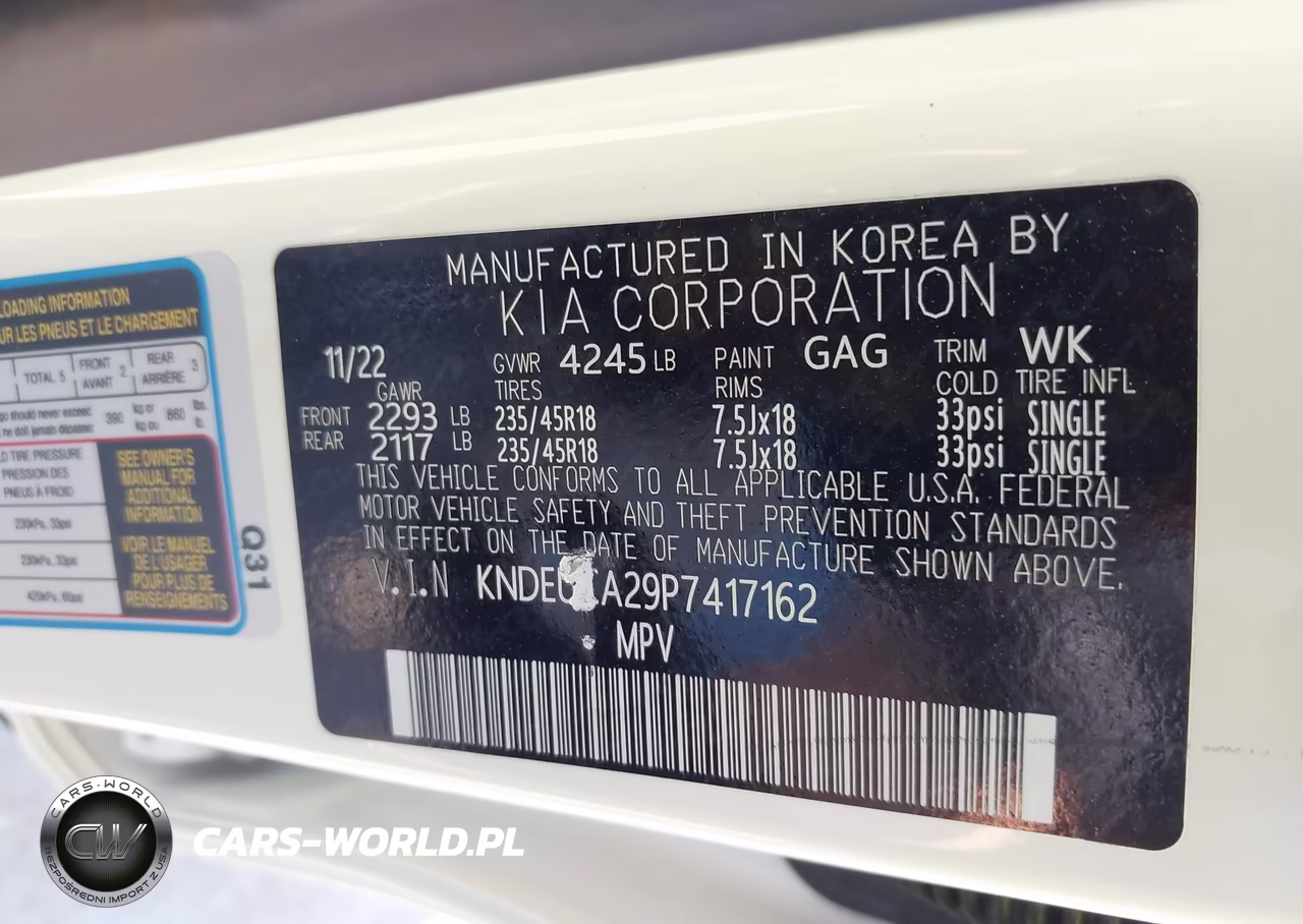 2023 Kia Seltos Nightfall Edition VIN:KNDEUCA29P7417162 - 9