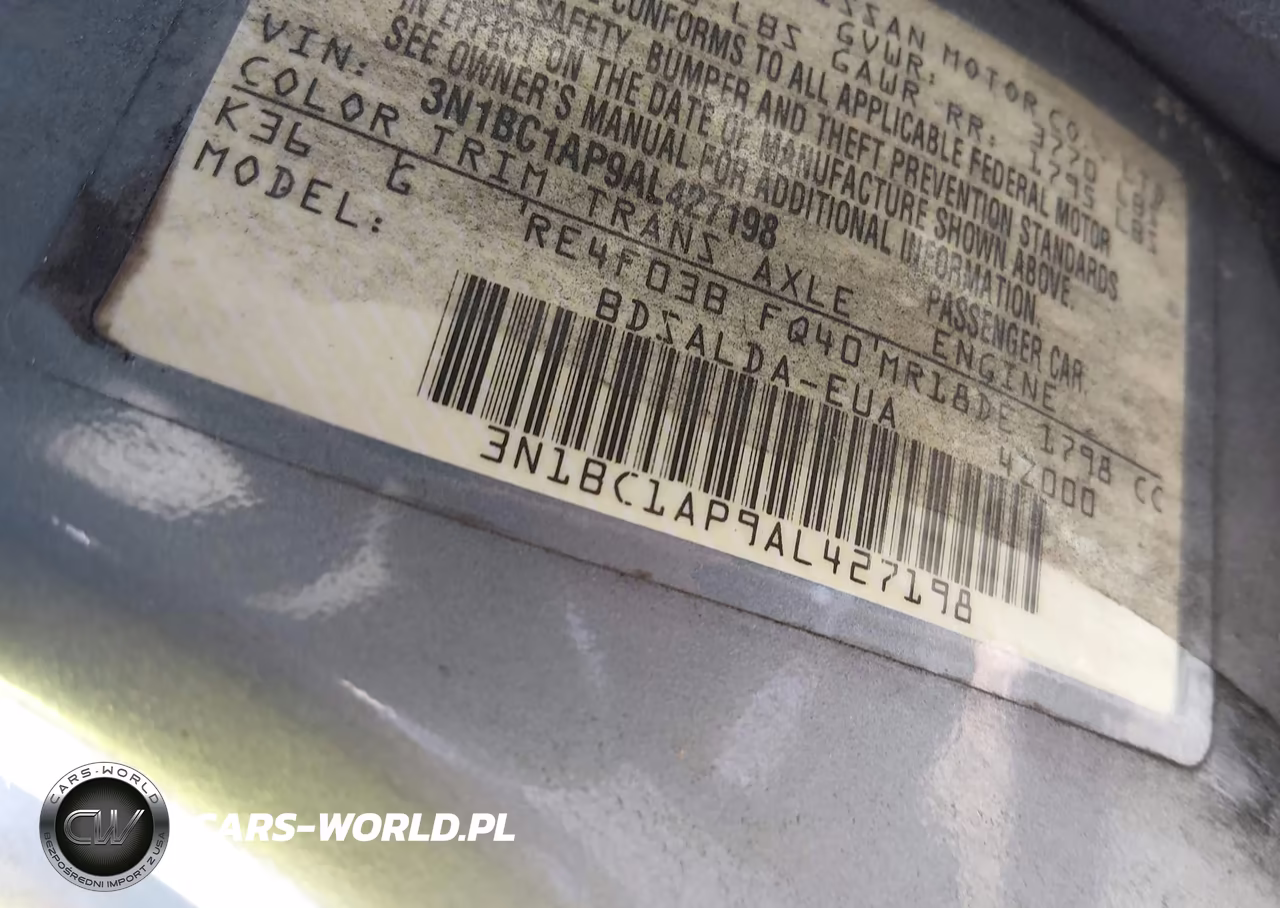 2010 Nissan Versa 1.8S VIN:3N1BC1AP9AL427198 - 9