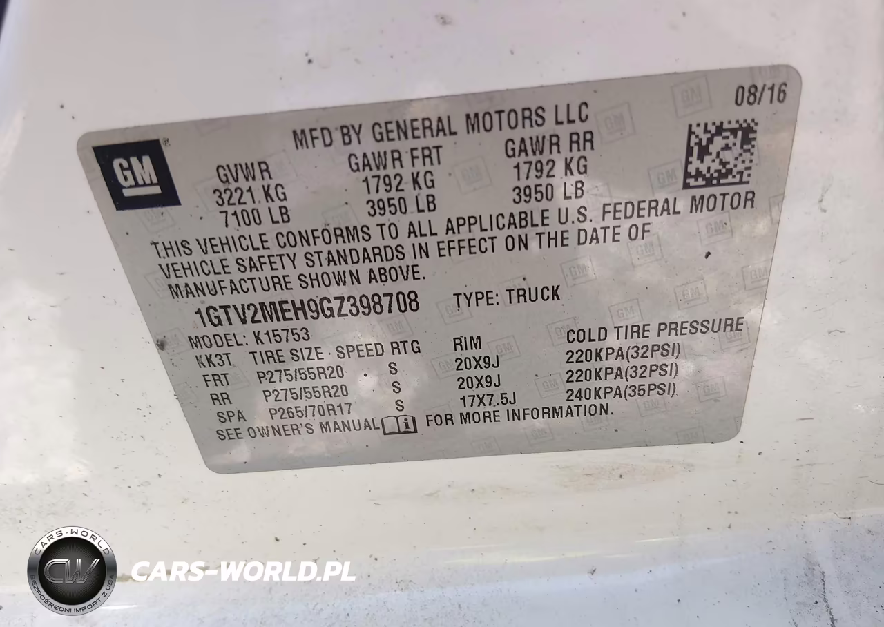 2016 GMC Sierra 1500 Sle VIN:1GTV2MEH9GZ398708 - 9