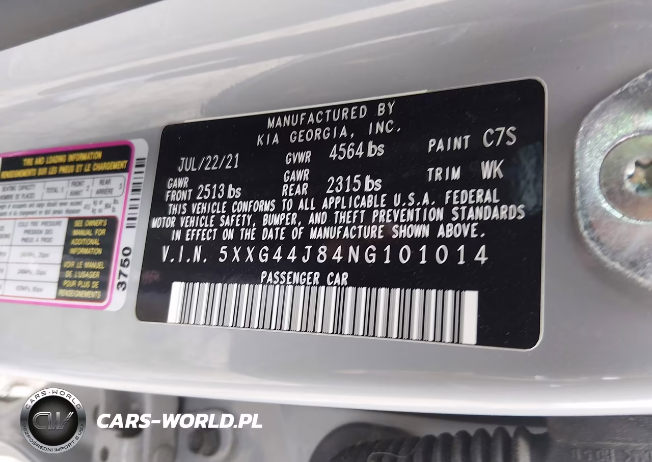 2022 Kia K5 Gt VIN:5XXG44J84NG101014 - 9