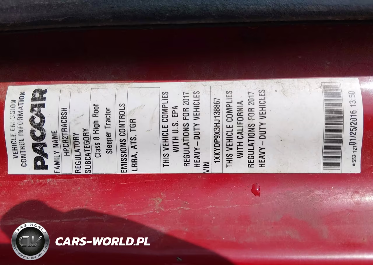 2017 Kenworth T680 VIN:1XKYDP9X3HJ138867 - 9