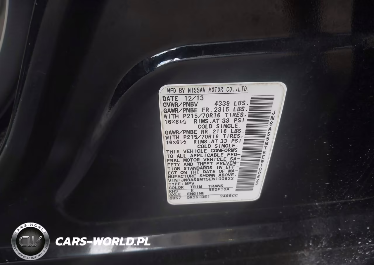 2014 Nissan Rogue Select S VIN:JN8AS5MT5EW100622 - 9