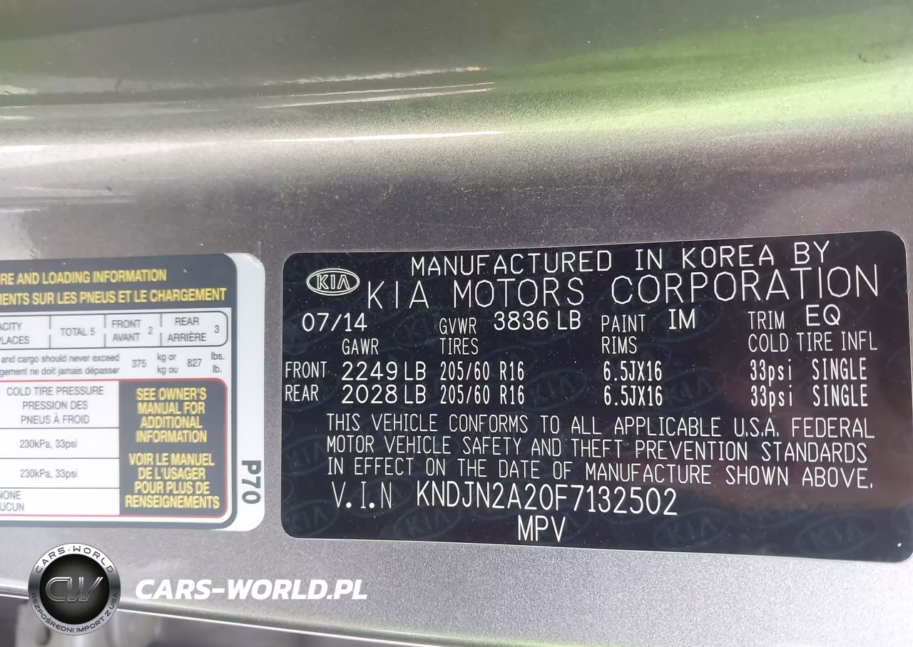 2015 Kia Soul VIN:KNDJN2A20F7132502 - 9