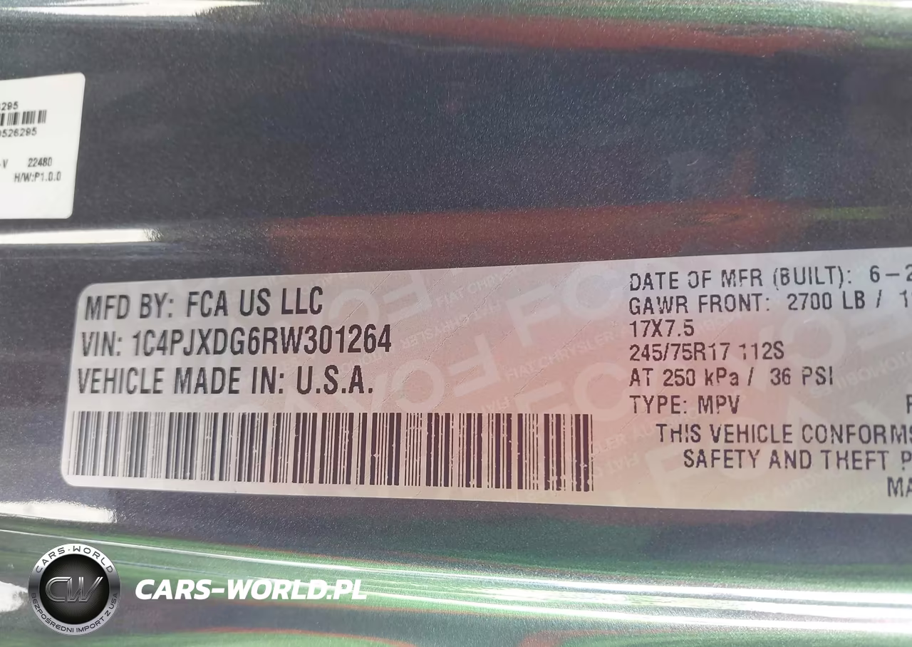 2024 Jeep Wrangler 4-Door Sport S 4X4 VIN:1C4PJXDG6RW301264 - 9