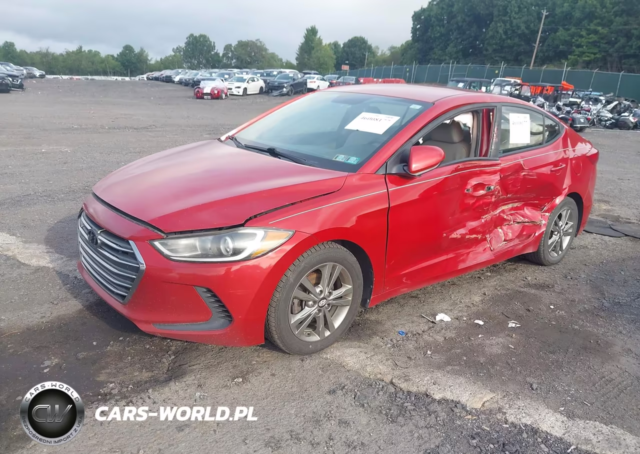 2017 Hyundai Elantra Se VIN:5NPD84LF6HH065547 - 2