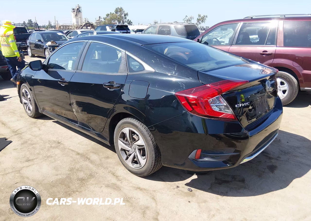 2021 Honda Civic Lx VIN:19XFC2F68ME201411 - 3